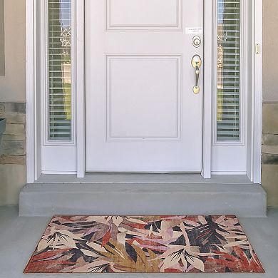 Linon Seagrove Outdoor Machine Washable Rug