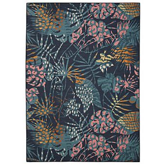 Linon Miramar Outdoor Machine Washable Rug