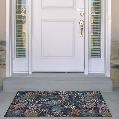 Linon Miramar Outdoor Machine Washable Rug