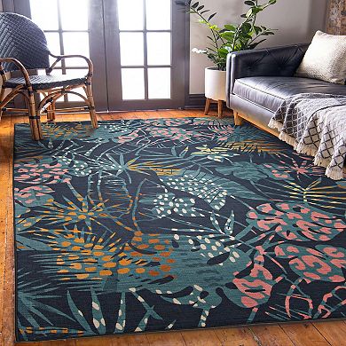 Linon Miramar Outdoor Machine Washable Rug