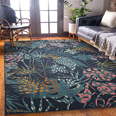 Linon Miramar Outdoor Washable Rug