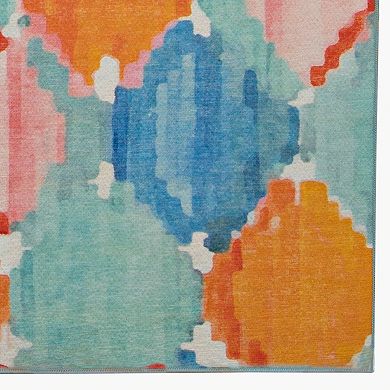 Linon Panama Outdoor Machine Washable Rug
