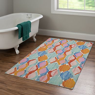 Linon Panama Outdoor Machine Washable Rug
