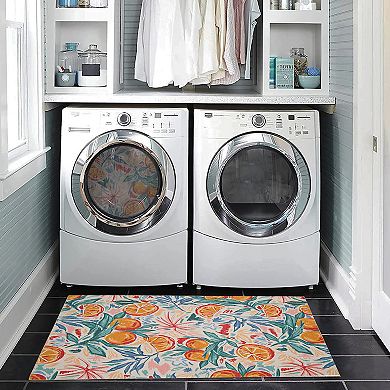 Linon Pensacola Outdoor Machine Washable Rug