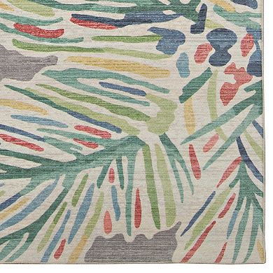 Linon Tampa Outdoor Machine Washable Rug