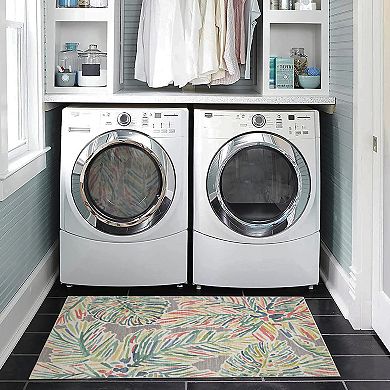 Linon Tampa Outdoor Machine Washable Rug