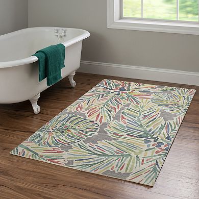 Linon Tampa Outdoor Machine Washable Rug