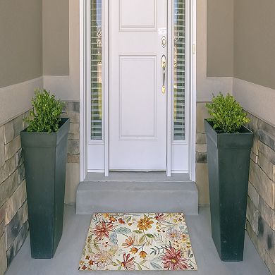Linon Daytona Outdoor Machine Washable Rug