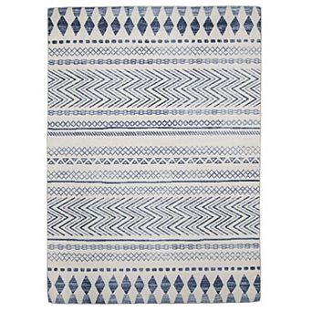 Linon Marco Outdoor Machine Washable Rug