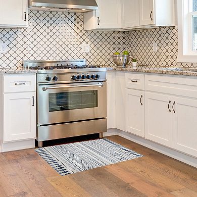 Linon Marco Outdoor Machine Washable Rug