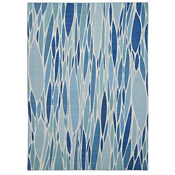 Linon Pompano Outdoor Machine Washable Rug