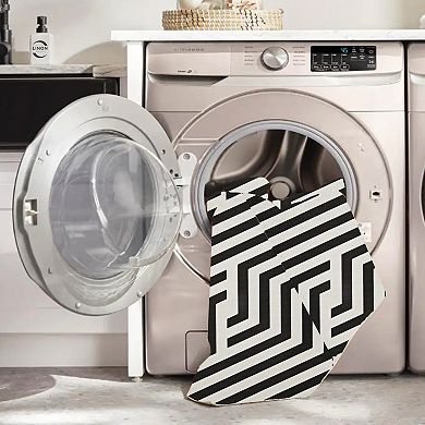 Linon Myers Outdoor Machine Washable Rug