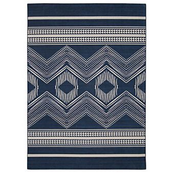 Linon Boynton Outdoor Machine Washable Rug