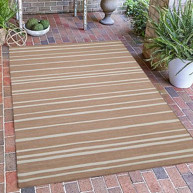 Linon Weston Outdoor Machine Washable Rug