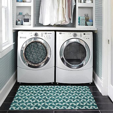 Linon Doral Outdoor Machine Washable Rug