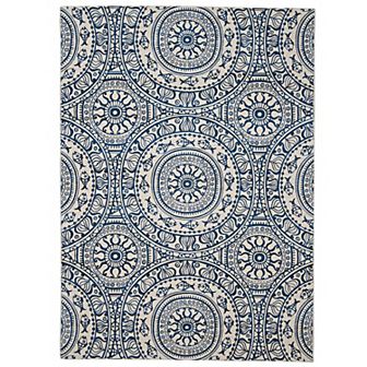 Linon Ormond Outdoor Machine Washable Rug