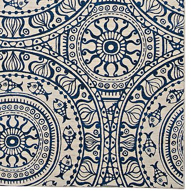 Linon Ormond Outdoor Machine Washable Rug