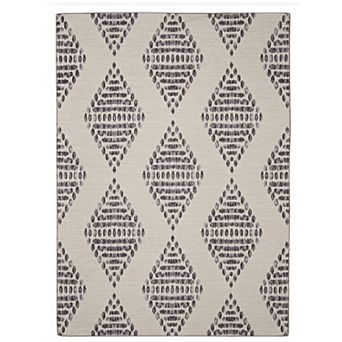 Linon Navarre Outdoor Machine Washable Rug