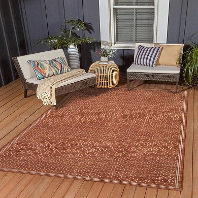 Linon Estero Outdoor Washable Rug