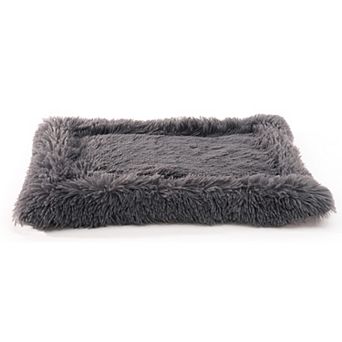 Precious Tails Eyelash Faux Fur Bordered Washable Pet Mat