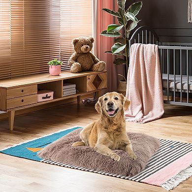 Precious Tails Plush Eyelash Faux Fur Pet Mat