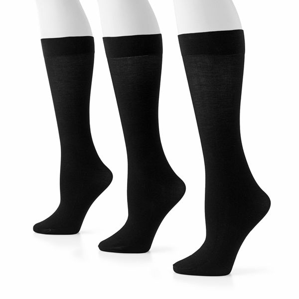 GOLDTOE® 3-pk. Knee-High Pima Trouser Socks