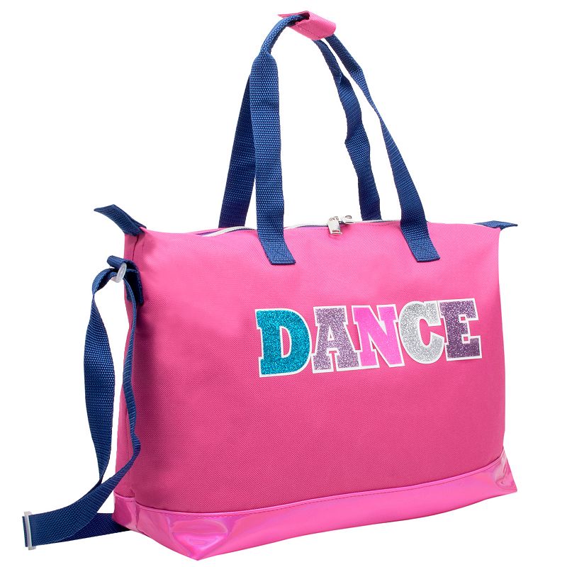 Girls Zipper Tote Bag, Pink
