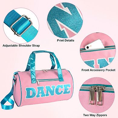 Girls Round "Dance" Duffle Bag