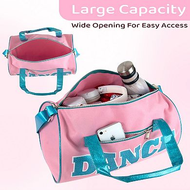 Girls Round "Dance" Duffle Bag