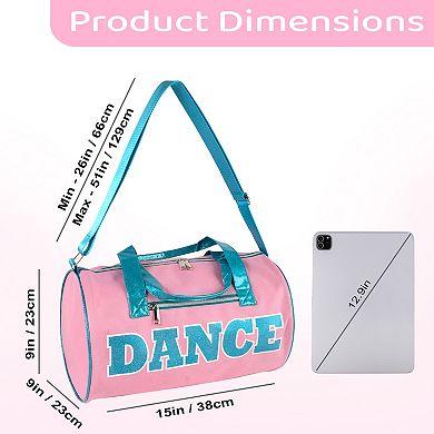 Girls Round "Dance" Duffle Bag