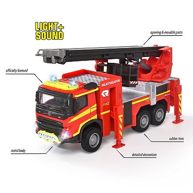 ickie Toys Majorette Volvo: Lights & Sounds Truck Fire Engine