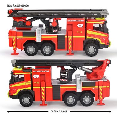 ickie Toys Majorette Volvo: Lights & Sounds Truck Fire Engine