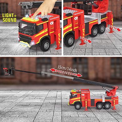 ickie Toys Majorette Volvo: Lights & Sounds Truck Fire Engine