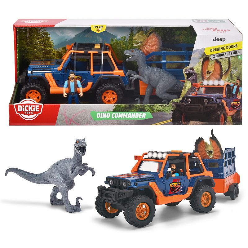 Dickie Toys: Lights & Sounds Dino Commander, Multicolor