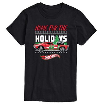 Men's Hot Wheels Home For Holidays Tee
