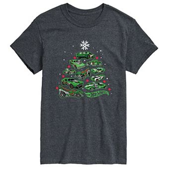Men's Hot Wheels Car Christmas Tree Tee