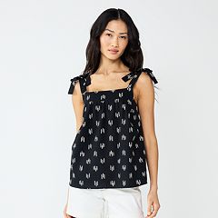 Clearance Womens Black Tank Tops Tops, Clothing