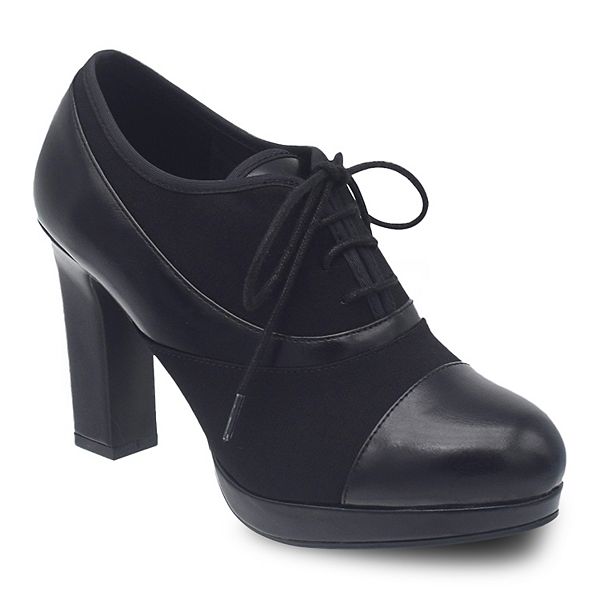 Impo Odelia Women's Oxford Ankle Boots Black (7) BrickSeek