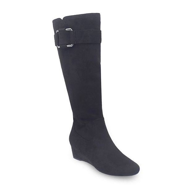 Impo Genia Women's Wedge KneeHigh Boots