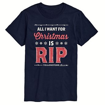 Men's Yellowstone All I Want For Christmas Is Rip Tee