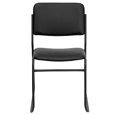 Emma and Oliver 500 lb. Capacity High Density Stacking Chair with Sled Base