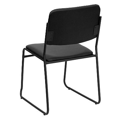 Emma and Oliver 500 lb. Capacity High Density Stacking Chair with Sled Base