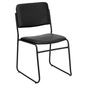 Emma and Oliver 500 lb. Capacity High Density Stacking Chair with Sled Base