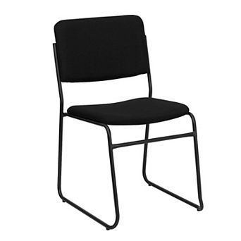 Emma and Oliver 500 lb. Capacity High Density Stacking Chair with Sled Base