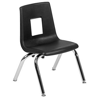 Emma and Oliver Navy Student Stack School Chair - 12-inch