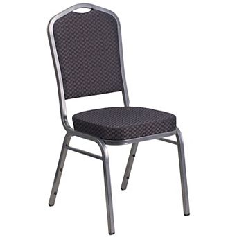 Emma and Oliver Crown Back Stacking Banquet Dining Chair