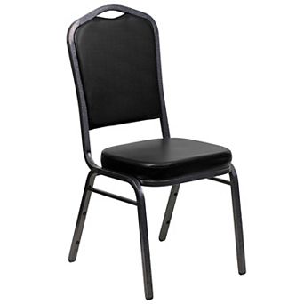 Emma and Oliver Crown Back Stacking Banquet Dining Chair