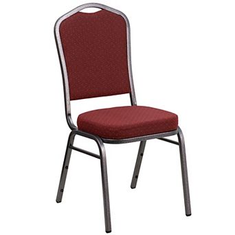 Emma and Oliver Crown Back Stacking Banquet Dining Chair