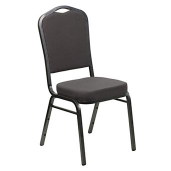 Emma and Oliver Crown Back Stacking Banquet Dining Chair