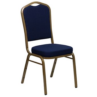 Emma and Oliver Crown Back Stacking Banquet Dining Chair
